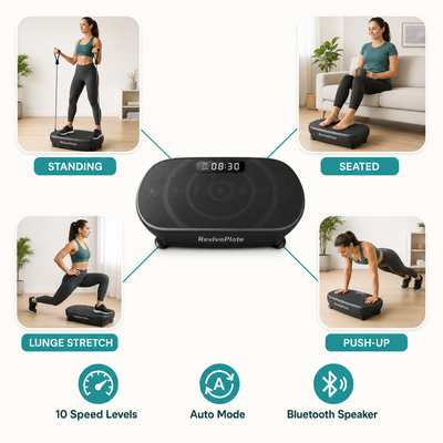 RevivePlate™ Lymphatic Drainage Vibration Plate